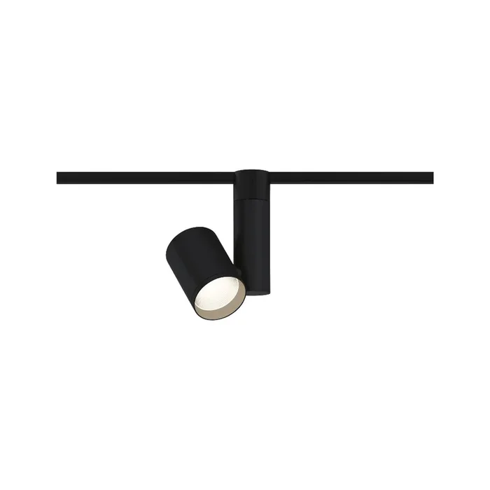1-Phasen LED Schienenspot URAIL ZEUZ, 230V, 33W 3000K 3680lm 39�, CRi >90, TRIAC dimmbar, Schwarz matt