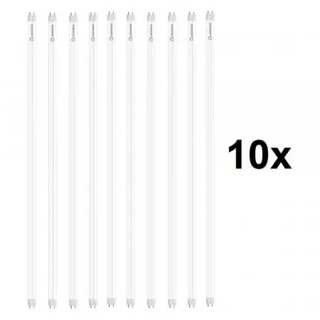 10 x 120cm Ledvance T8/G13 LED Röhre 15W wie 36W 1800lm 4000K neutralweiss KVG aus Glas Gratis Versand