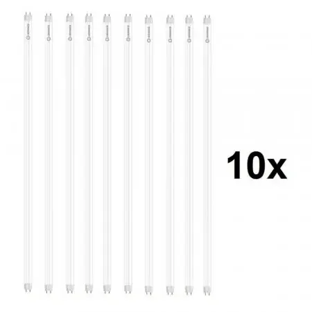 10 x 120cm Ledvance T8/G13 LED Röhre SUPERIOR EM 11,3W/14W 4000K neutralweiß KVG/Netzspannung GLAS 840 2 Leistungsstufen wählbar Angebot