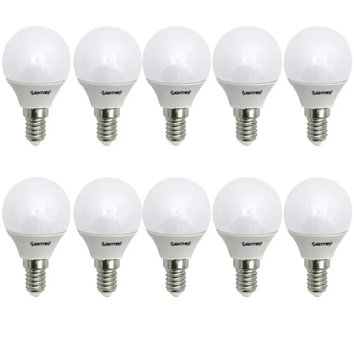 10 x LightMe LED Leuchtmittel Tropfen 3W = 25W E14 matt 255lm warmweiß 2700K 270°