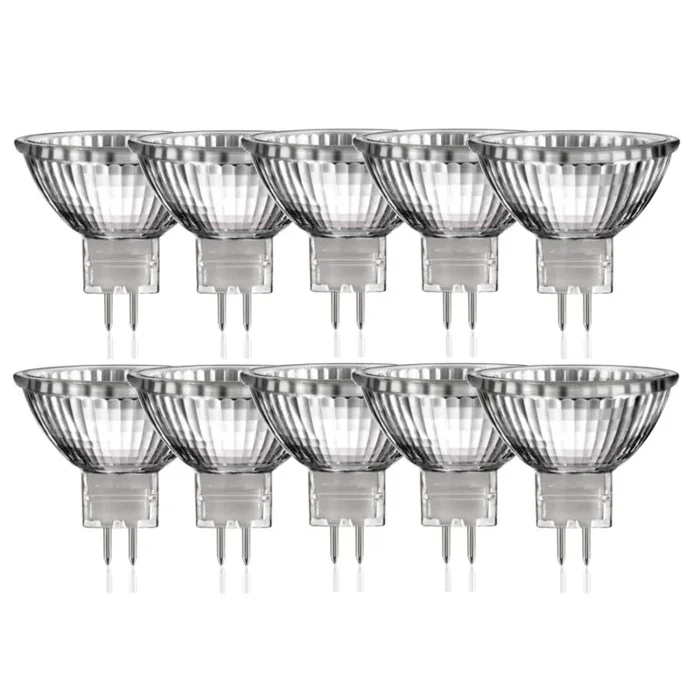 10 x Luminizer Halogen Leuchtmittel Reflektor MR16 50W GU5,3 12V 680lm dimmbar warmweiß