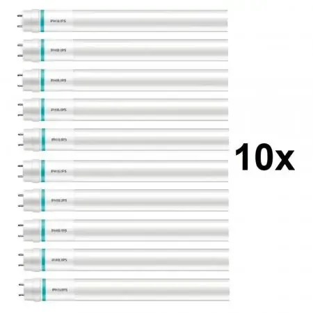 10er Pack 120cm T8/G13 Philips MASTER UO LED Röhre 15,5W 2500lm 6500K Tageslichtweiß Neu