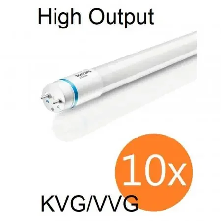 10er Pack 150cm Philips G13 T8 MASTER LED Röhre High Output 18.2W wie 58W 3100lm 6500K Tageslichtweiß fürKVG/VVG Neuheit