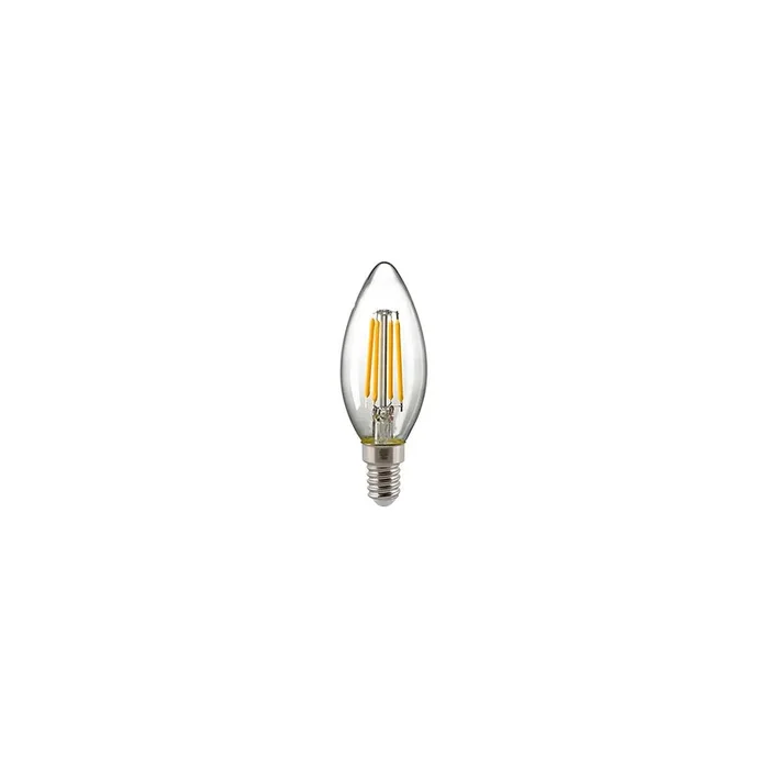 2,5W LED Filament E14 Leuchtmittel Kerzenform klar 2700K dimmbar 250lm