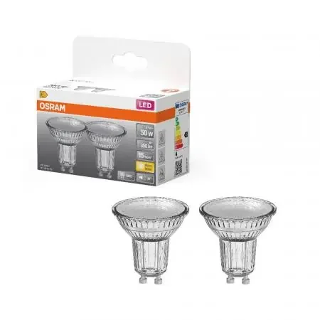 2er Pack OSRAM LED GU10 Strahler PAR16 36° Winkel 4,3W wie 50W warmweißes Licht Direktkauf