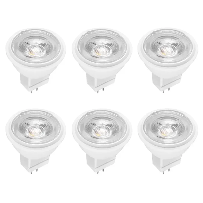 6 x LED Leuchtmittel Reflektor MR11 2,5W = 22W GU4 180lm warmweiß 2700K DIMMBAR