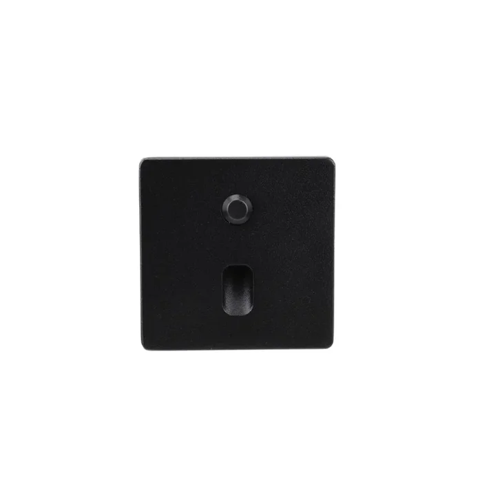 Abdeckung f�r Wandeinbauleuchte ALWAID PRO MOTION, eckig, schmaler Lichtkegel, IP20, schwarz