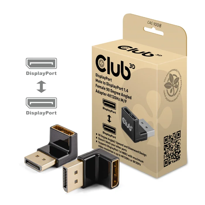 Adapter DisplayPort => DisplayPort *Club3D* – 90°