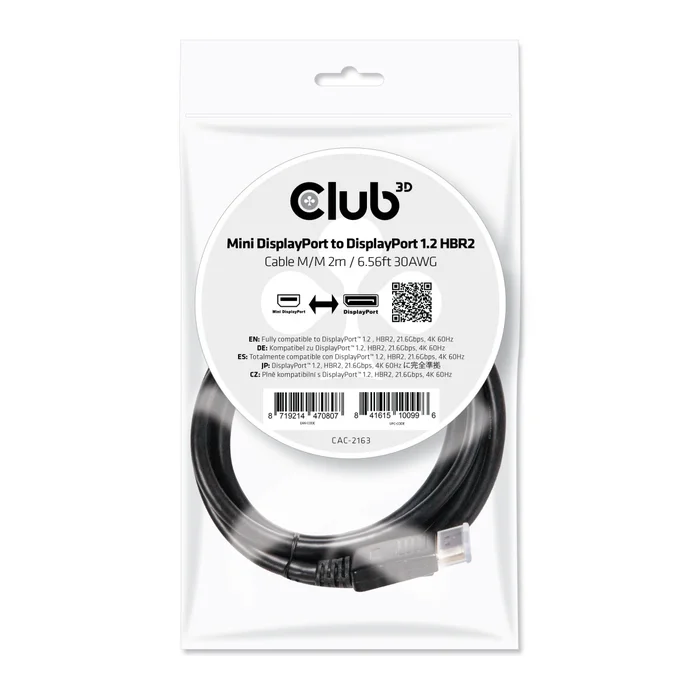 Adapter DisplayPort Mini => VGA *Club 3D* aktiv