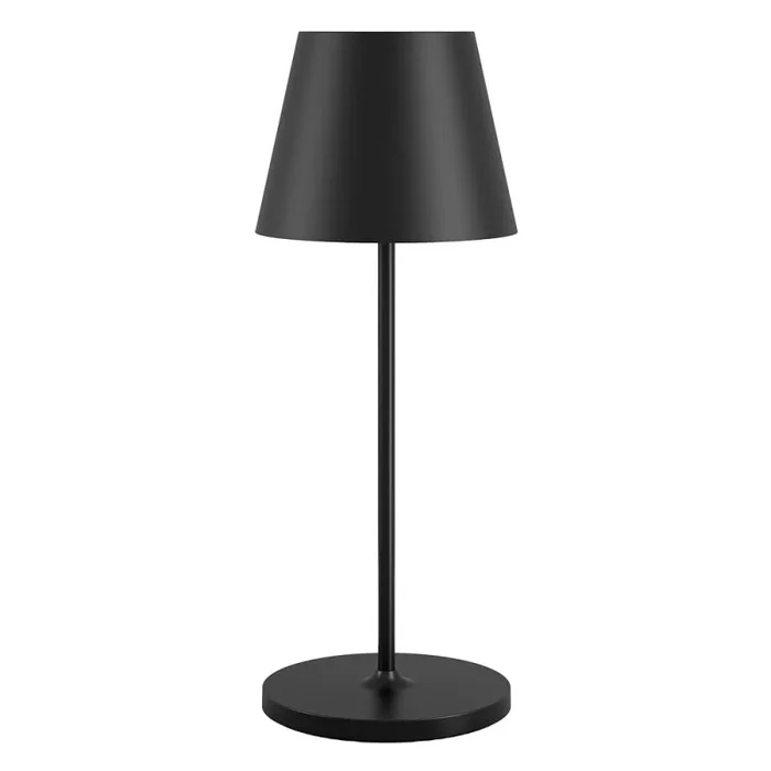 ALED Calida Nano LED Akku Tischleuchte Schwarz IP54 0,8W 100lm 2200K & 2700K dimmbar aufladbar durch Ladeplatte