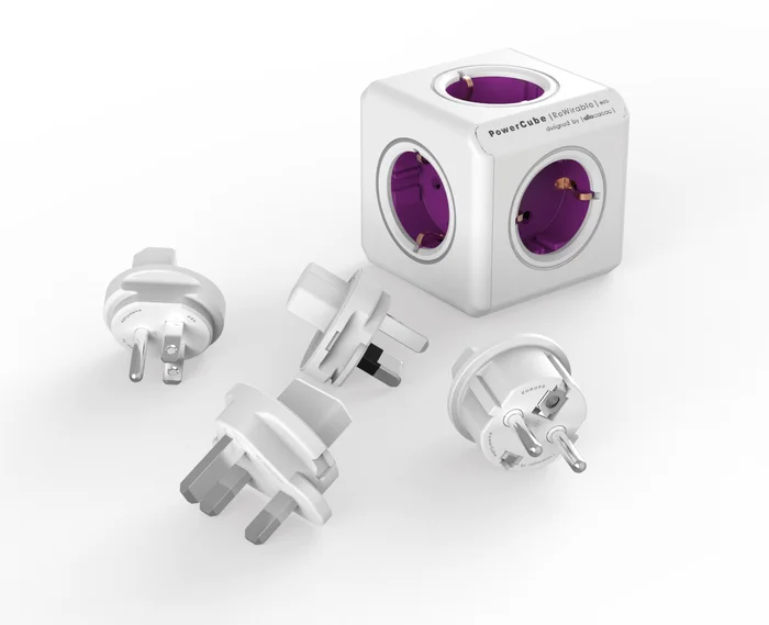 ALLOCACOC Powercube ReWirable – weiss/lila