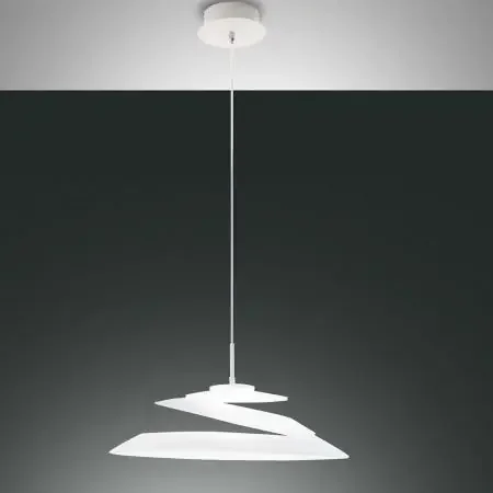 Aragon Pendelleuchte LED 1x18W Weiss Fabas Luce Rabatt