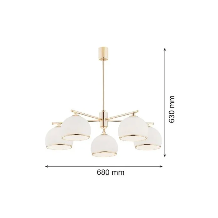 Argon MARBELLA 2088 Kronleuchter 5x15W/E27 IP20