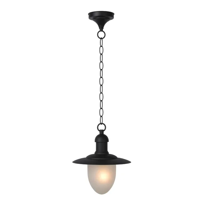 ARUBA Pendelleuchten Innen/Außen Ø 25 cm 1xE27 IP44 Schwarz