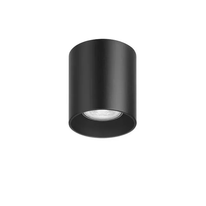 Aufbau-Downlight TURN-R, IP20, rund, GU10 (exkl.), Aluminium, strukturschwarz
