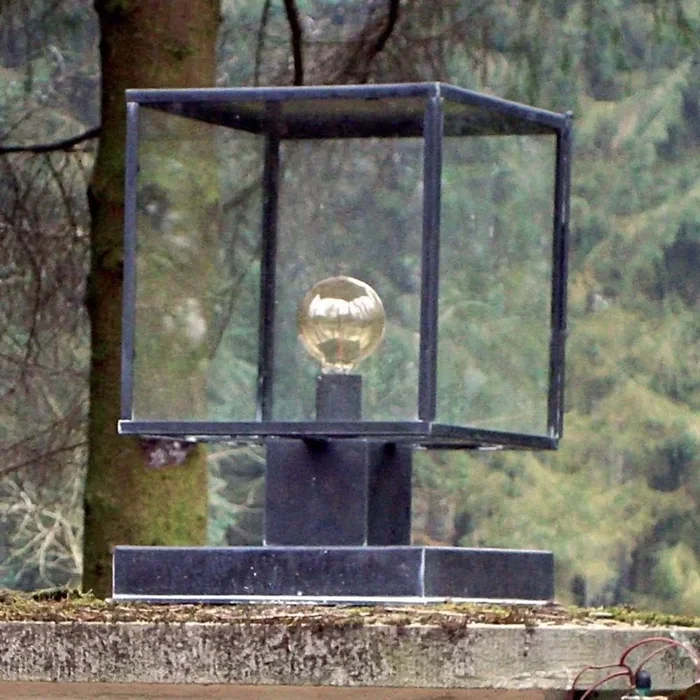 Authentage – Ländliche Gartenlampe Vitrine Lantern