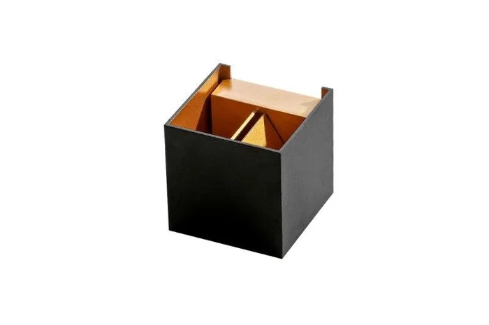Azzardo AZ2814 Wandleuchte Leticia 1x40W | G9 | IP20 – schwarz, gold