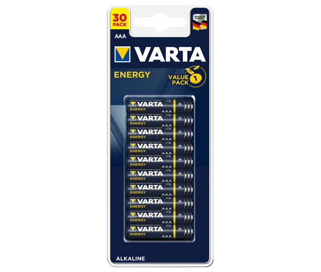 Batterie AAA (LR03) 1.5V *Varta* Energy – 30-Pack