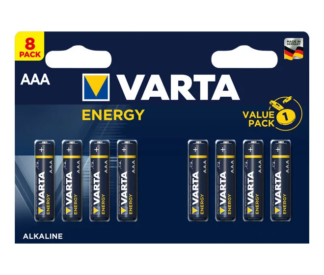 Batterie AAA (LR03) 1.5V *Varta* Energy – 8-Pack