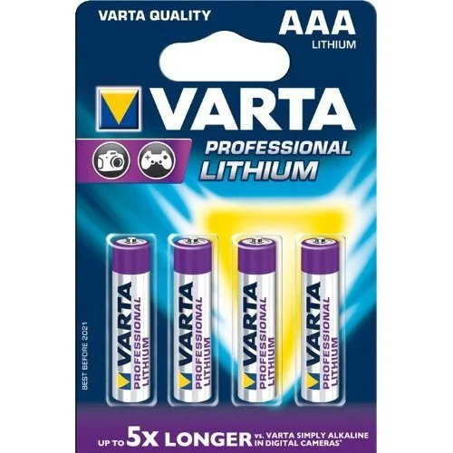 Batterie AAA (LR03) 1.5V *Varta* Ultra Lithium – 4-Pack