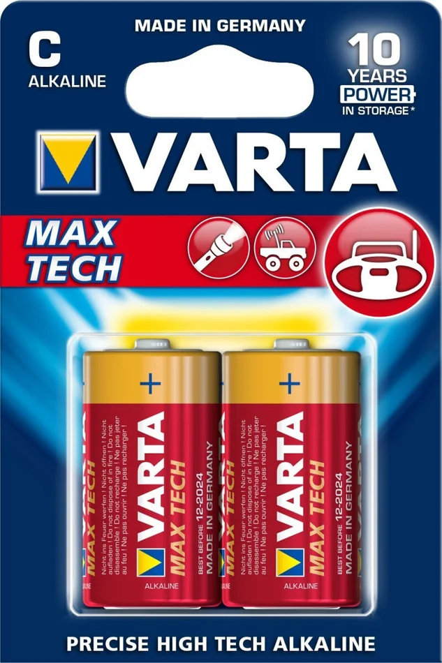 Batterie C (LR14) 1.5V *Varta* Max Tech – 2-Pack