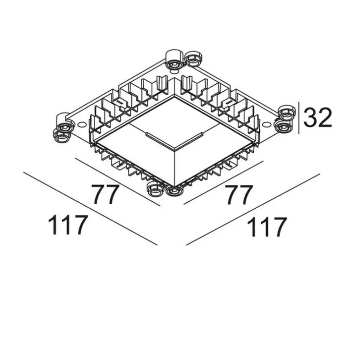 Beliebt Delta Light Mounting Kit 75 Trimless Zubehör