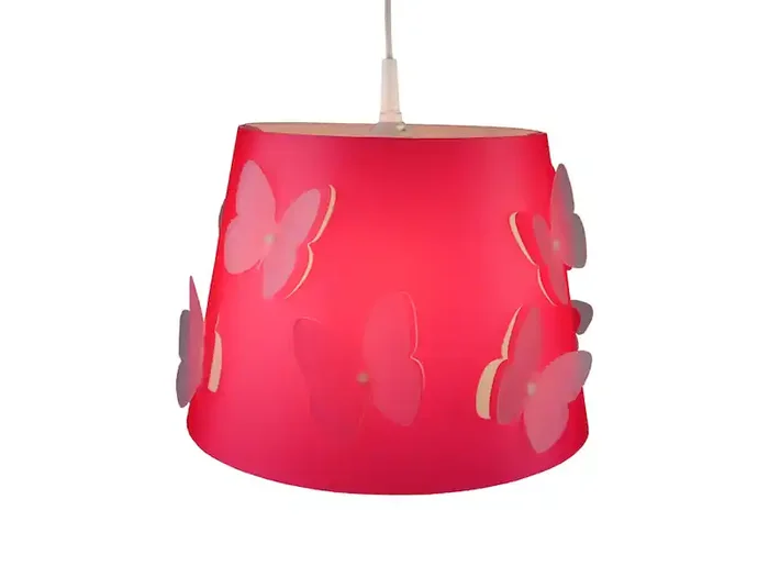 Bestpreis Niermann Kinderlampe Schmetterling ROSALIE Lampenschirm mehrlagig – tolle Lichteffeke