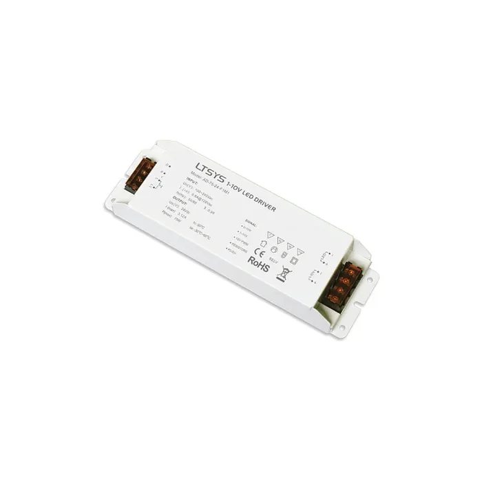 Betriebsger�t f�r 24 Vdc LED Strips, IP20, DALI / Push-dimmbar, 75W