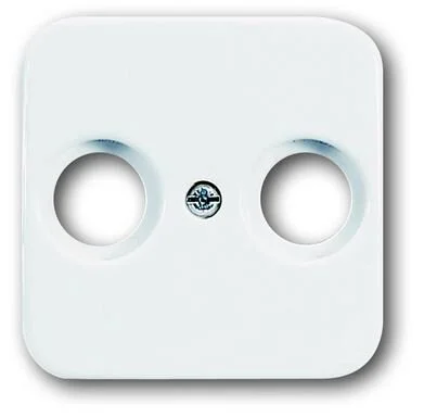 BJ – Reflex SI – Zentralscheibe Antenne 2-fach – UP *alpinweiss*