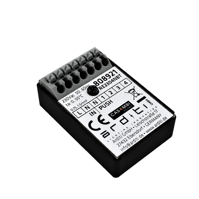 Bluetooth Taster-Interface CASAMBI RE2304NBT MINI, 230V Dosen-Einbau, 4-Eing�nge f�r Taster / Ausgang CASAMBI, 2.4 GHz