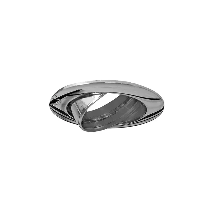 Blulaxa Einbaurahmen f�r LED Reflektor Lochausschnitt: 68 mm, rund, verstellbar, inkl. 1x GU10 Fassung, Chrom