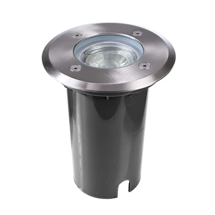 Bodeneinbauleuchte, Aton rund Set, spannungskonstant, 220-240V AC/50-60Hz, 1x max. 7,00 W