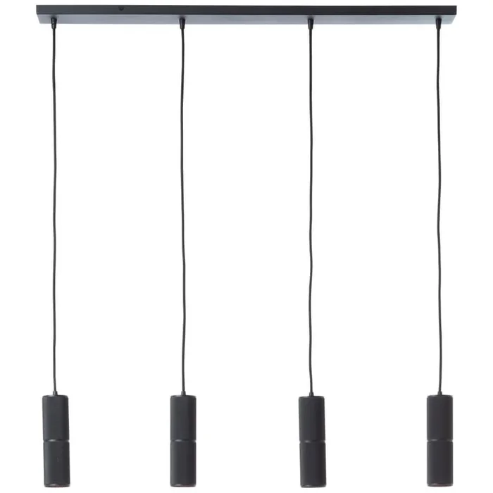 Brilliant – Hängelampe mit 4 Leuchten Marty Schwarz
