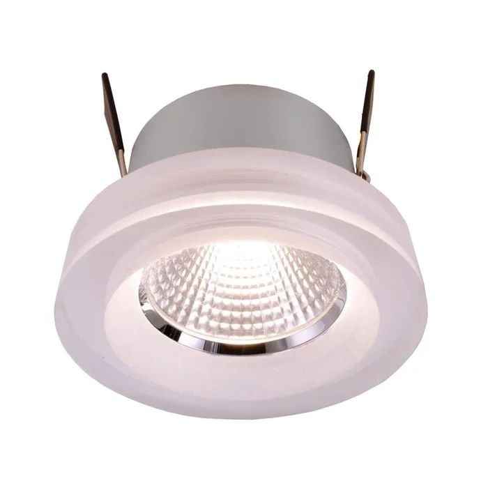 Cob 68 Acryl Einbauleuchte rund klar Ø7,8 cm LED 8W 2400-6500K dimmbar