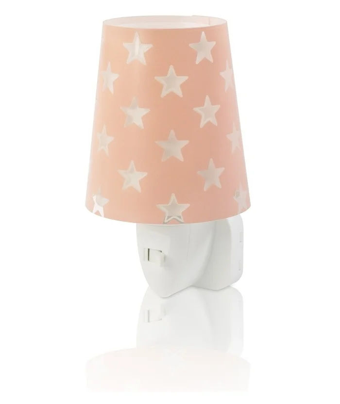 Dalber 81215S LED Kinderlampe Orientierungsleuchte Stars rosa 1×0,3W – pink