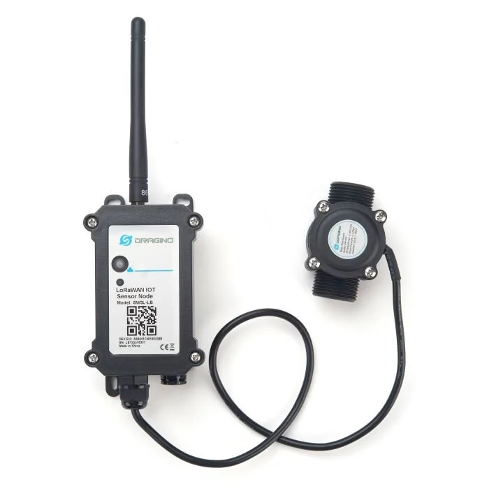 DRAGINO · Sensor · LoRa · Wasserdurchlaufzähler G1?? / DN25 ·SW3L-LB-EU868-010