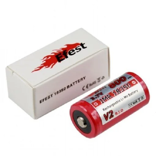 Efest IMR Akku -Typ 18350 V2 3,7 V 800 mAh – für EC11