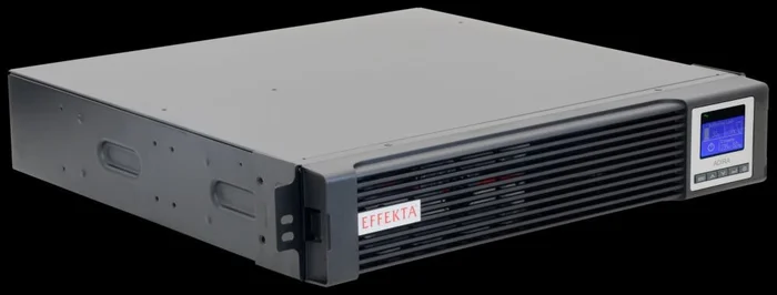 Effekta Online-USV, 1000VA, 41min bei cos phi 0,7 ,LCD-Display, ADIRA RT XL, Tower/19″, 4HE,