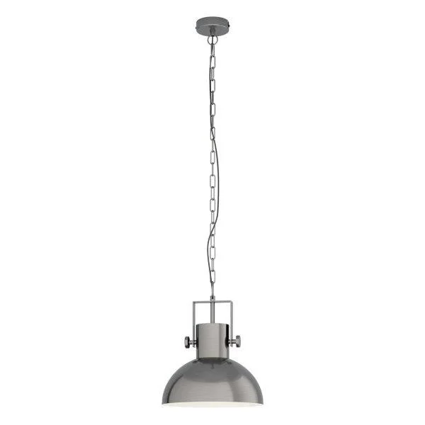 Eglo 43167 Hängeleuchte Lubenham 1 1x28W | E27 – Nickel