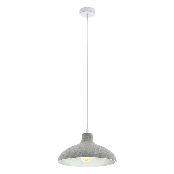 Eglo 49486 Hängeleuchte Barrowby 1x60W | E27 – grau