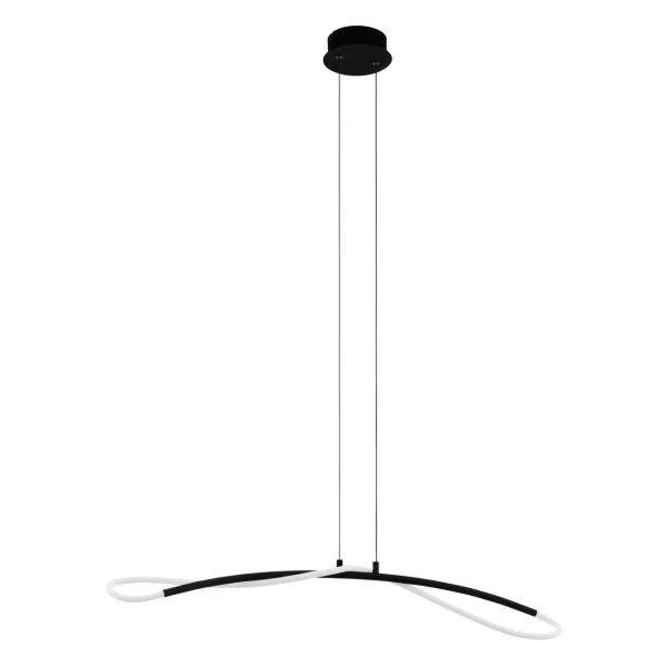 Eglo 99382 LED-Deckenpendelleuchte Egidonella 1x20W | 3250lm | 3000K – schwarz, weiß