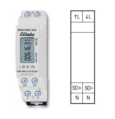 Eltako WSZ15DE-32A Wechselstromzähler