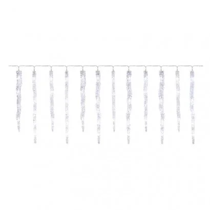 Emos DCPC07 LED Weihnachtsgirlande – Eiszapfen 6 Stk. 3,6 m 60 LEDs | 6W | IP44 – kaltweiß, klar