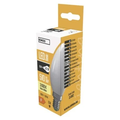 EMOS ZL4102 LED Lampe Basic | 6W E14 | 510lm | 3000K