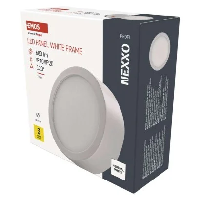 EMOS ZM5125 LED Deckenleuchte NEXXO | 7,6W integrierte LED-Quelle