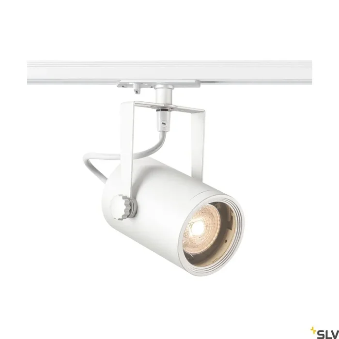 EURO SPOT, Spot für Hochvolt-Stromschiene 1Phasen, QPAR51, weiß, max. 25 W, inkl. 1Phasen-Adapter