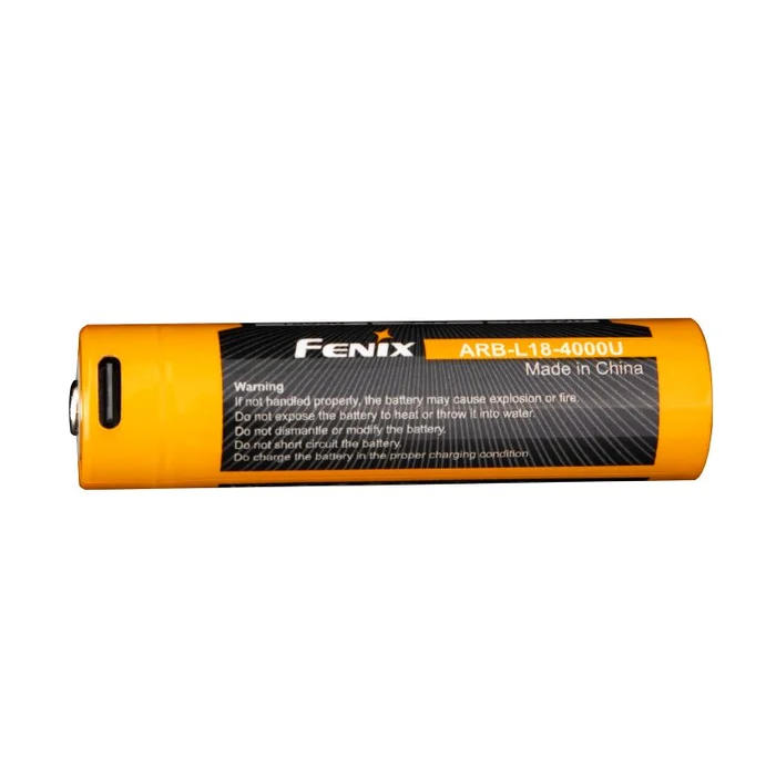 Fenix ARB-L18-4000U mAh 18650 LiIon Akku geschützt USB-C aufladbar
