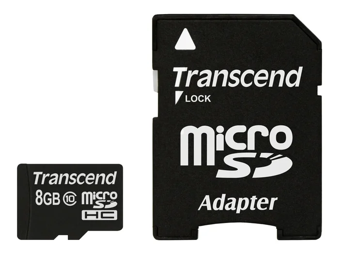 Flash SecureDigitalCard (microSD) 8GB – Transcend DHC10