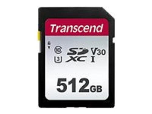 Flash SecureDigitalCard (SD) 512GB – Transcend 300S