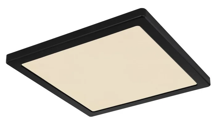 Globo 12380-24B LED Deckenleuchte Lasse 1x24W | 2000lm | 3000-4000-6500K – schwarz, opal